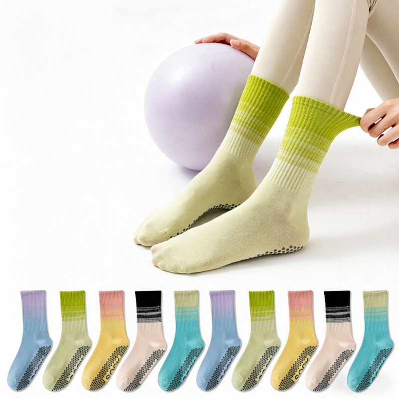 Yoga And Fitness - Dreamlikelin 1 Pair Women's Mid-Calf Yoga