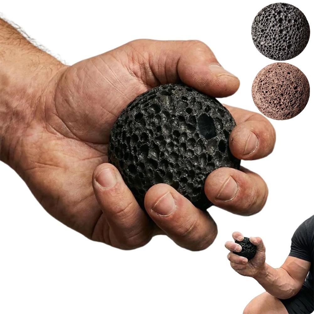 Grip Strengthener Hand - Natural Lava Stone Hand Grip Ball