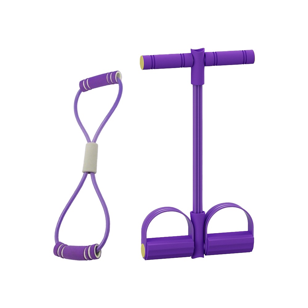 Yoga Fitness At Home - 6-Tube Resistance Bands Set TPE with