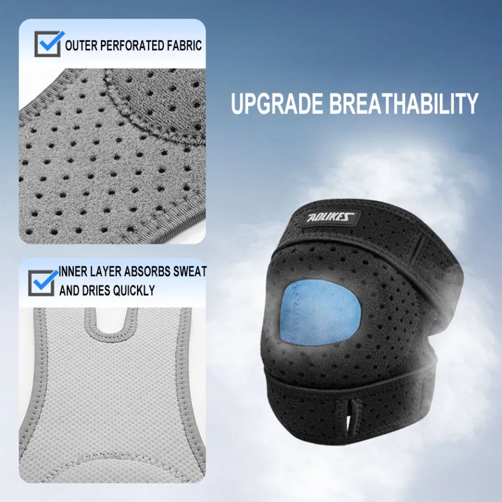 New 1PCS Patella Knee Brace Co - Knee Sleeve Compression recension och pris