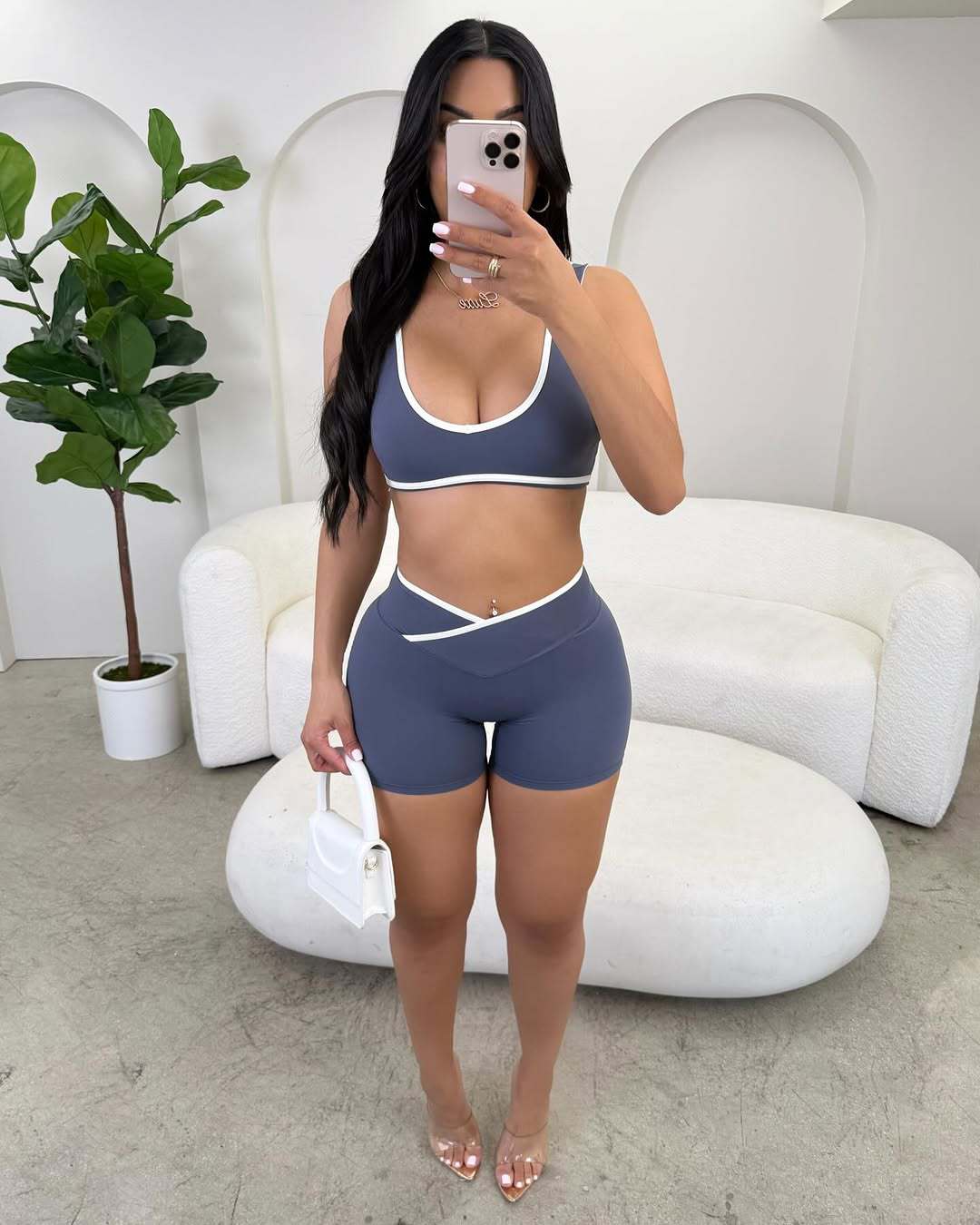 STYLISH LADY Contrast Trim Yog - Yoga Fitness Fit Club recension och pris