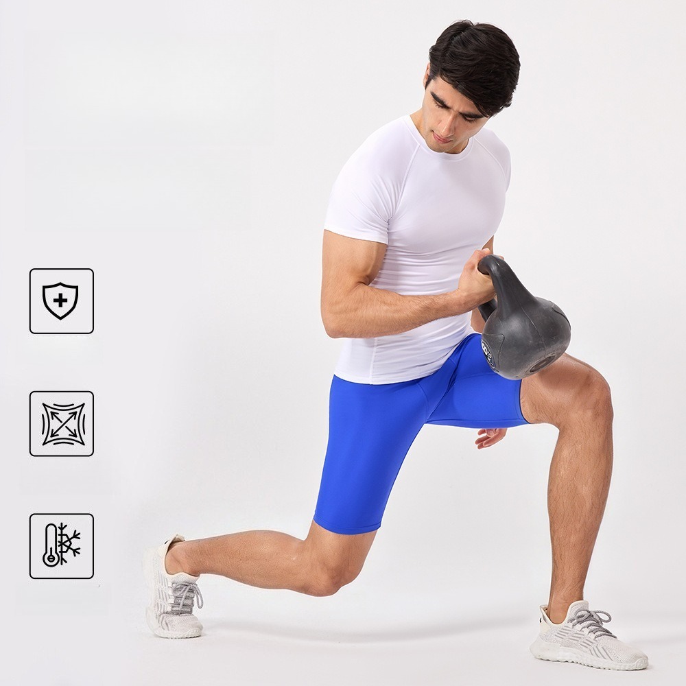 Men 5 Inch Compression Yoga Sh - Yoga Fitness For Men recension och pris