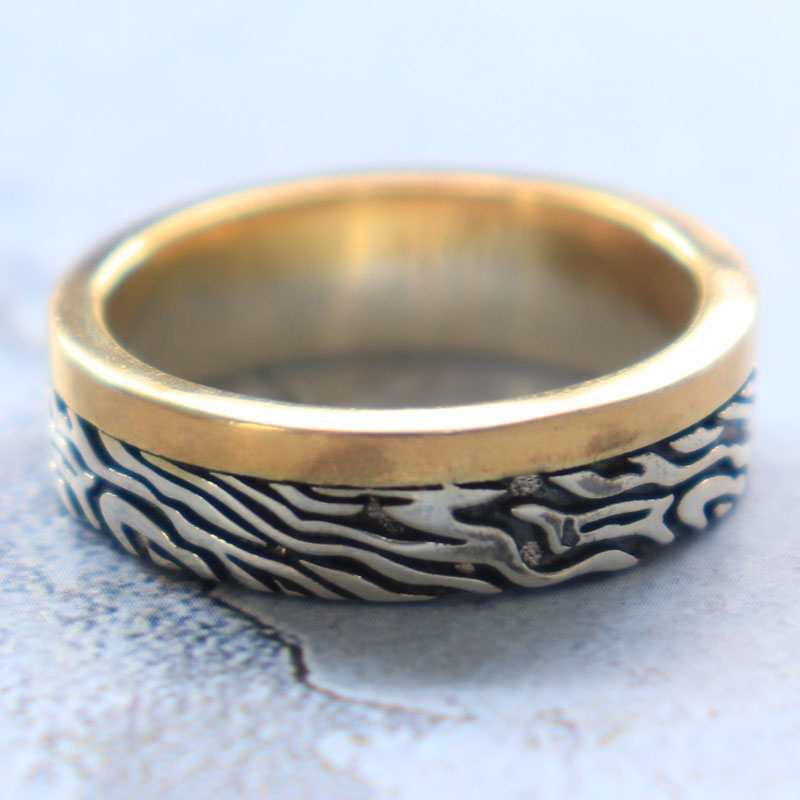 7-10g Mokume Gane Damask Patte - Fitness Tracker Band recension och pris