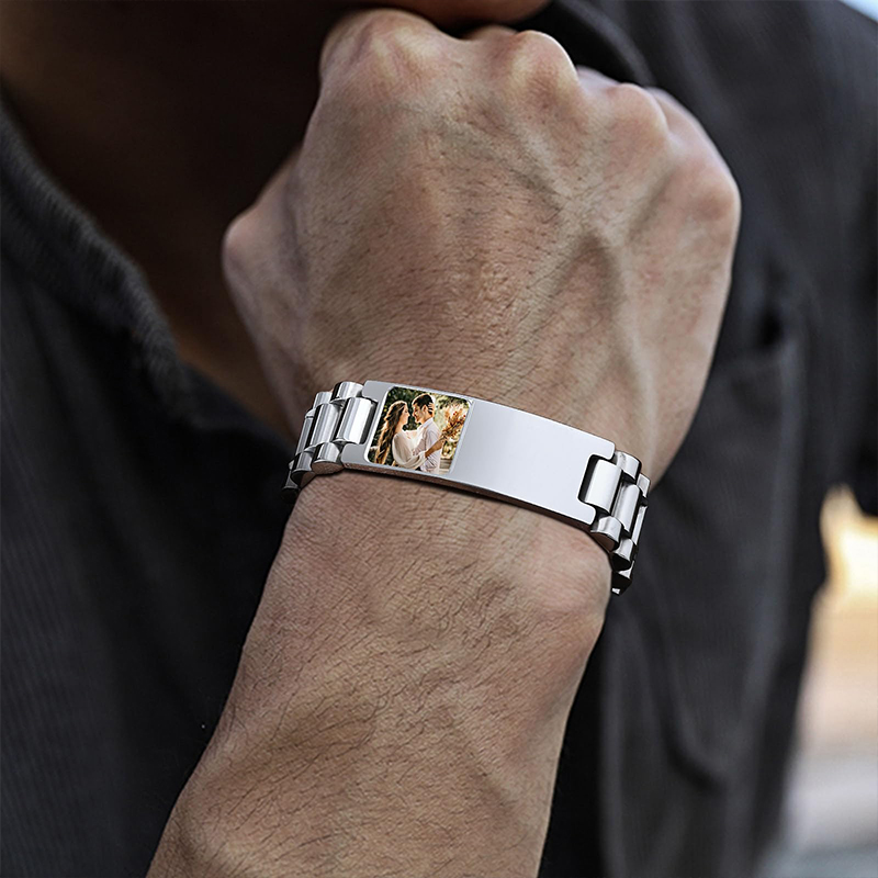 Custom Picture Text Bracelet W - Fitness Tracker Band recension och pris
