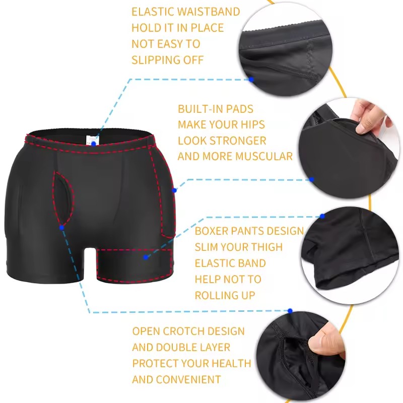 Men Padded Hip Enhancer Booty  - Hip Thrust Pad recension och pris