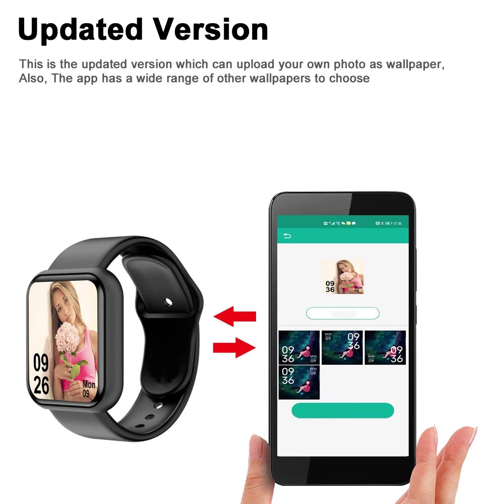 Smart Watch For Men Women Spor - Fitness Tracker Band recension och pris