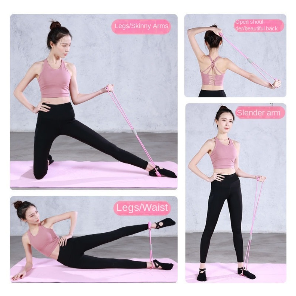 6-Tube Resistance Bands Set TP - Yoga Fitness At Home recension och pris