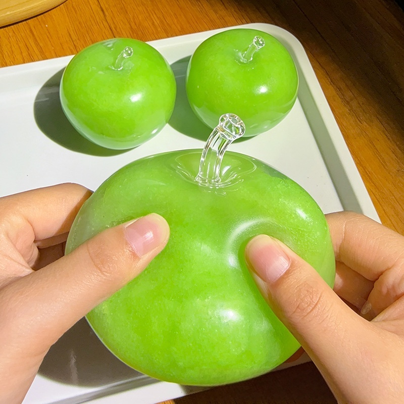 Crunchy Green Apple Squishy St - Grip Strengthener Hand recension och pris