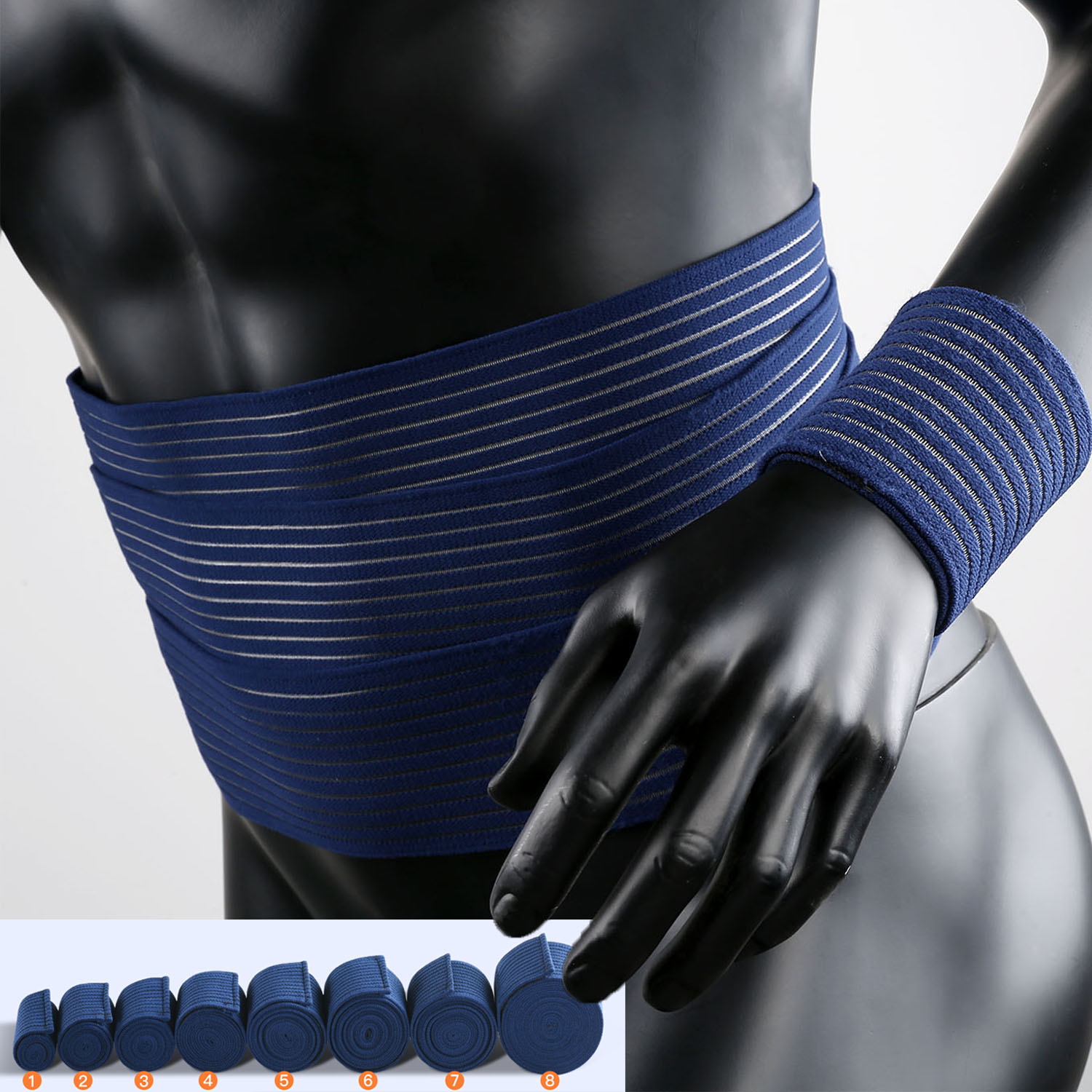 1 PC Tape Compression Bandage  - Knee Sleeve Compression recension och pris