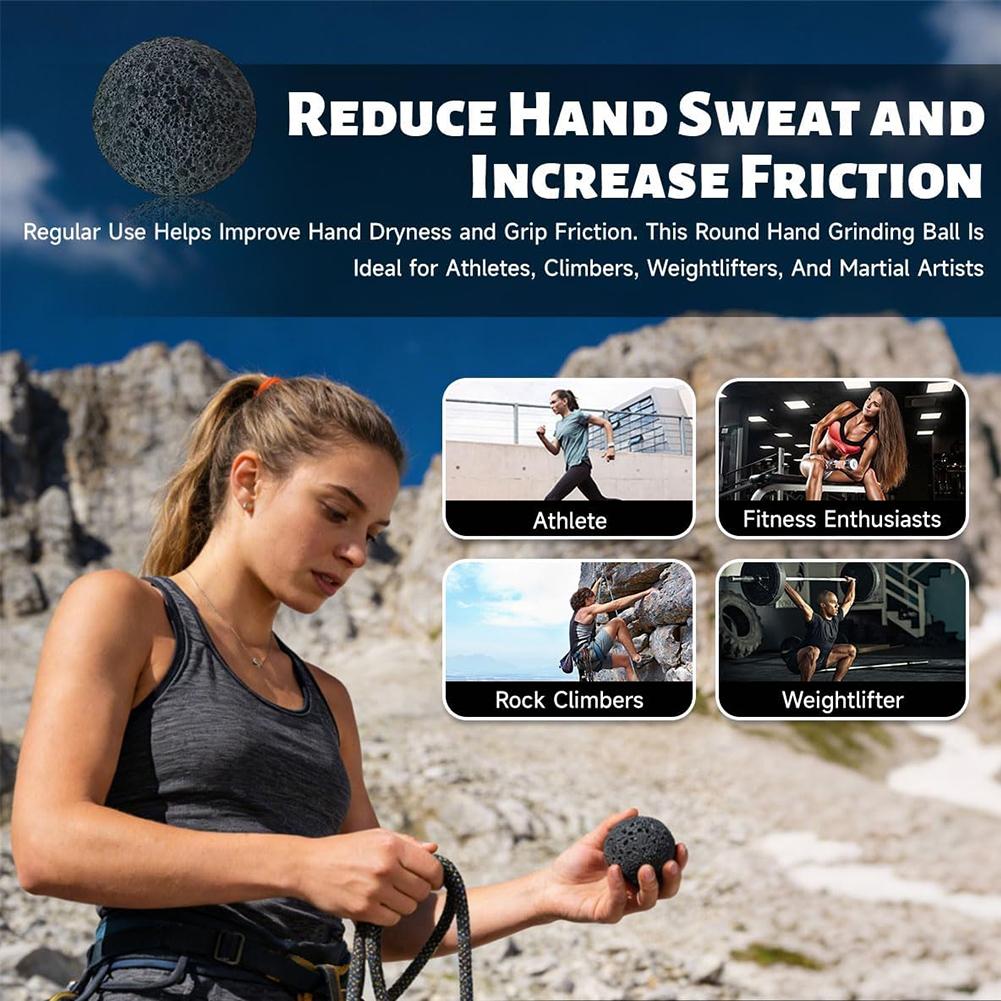 Natural Lava Stone Hand Grip B - Grip Strengthener Hand recension och pris