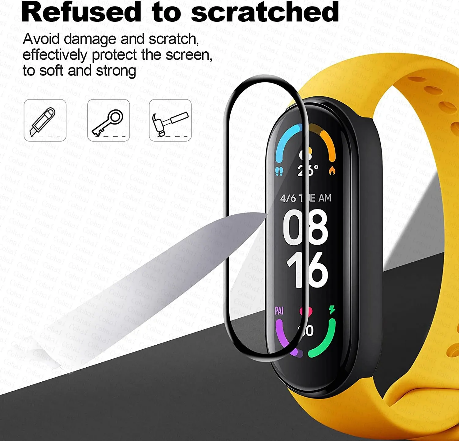 9D Protective Film For Xiaomi  - Fitness Tracker Band recension och pris