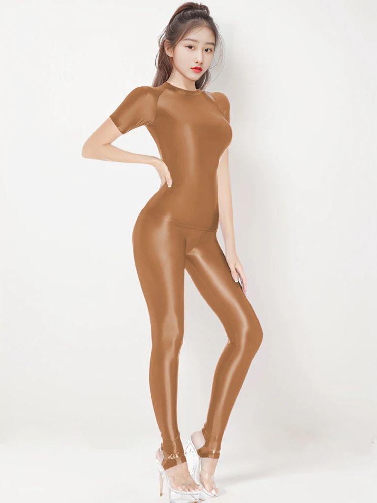 M-XL Glossy Shiny Elastic Shor - Yoga Fitness Fit Club recension och pris