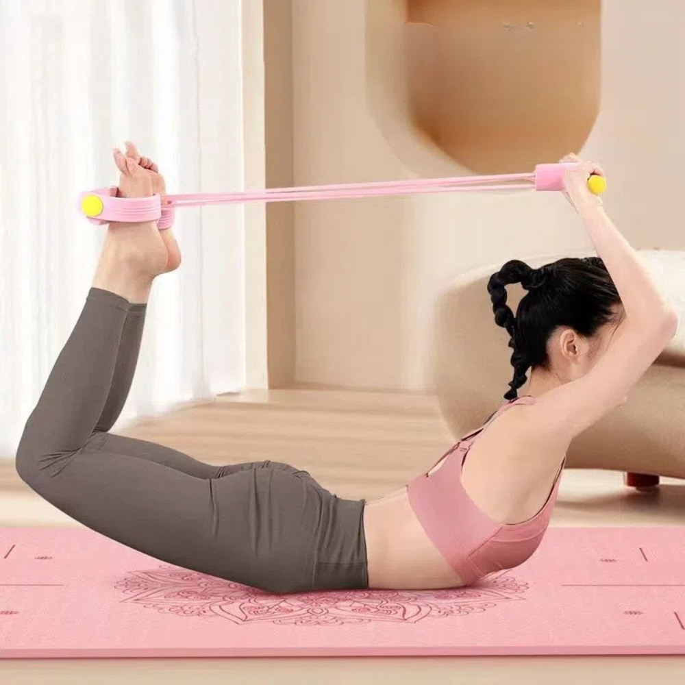 6-Tube Resistance Bands Set wi - Yoga Fitness At Home recension och pris