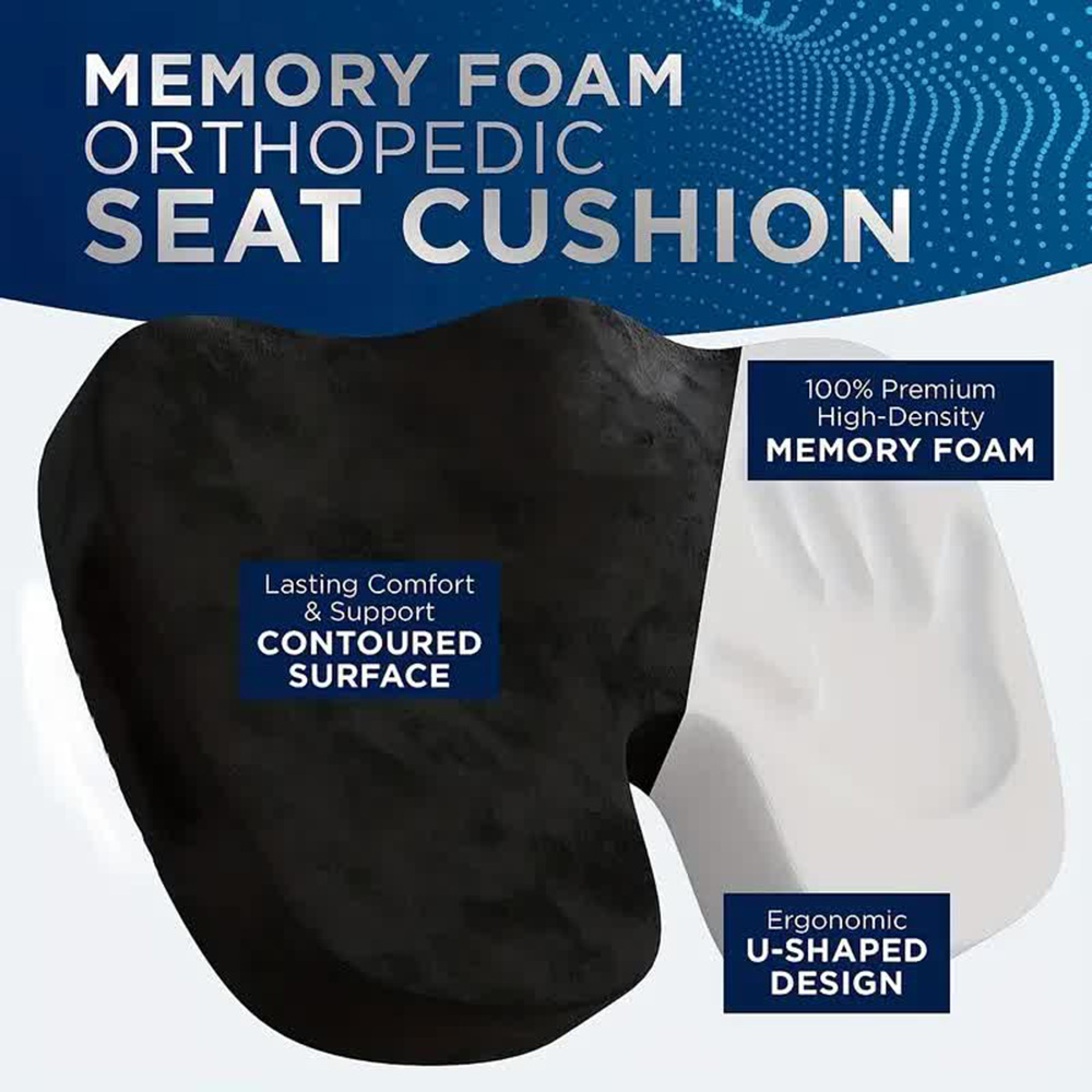 Travel Seat Cushion Memory Foa - Hip Thrust Pad recension och pris